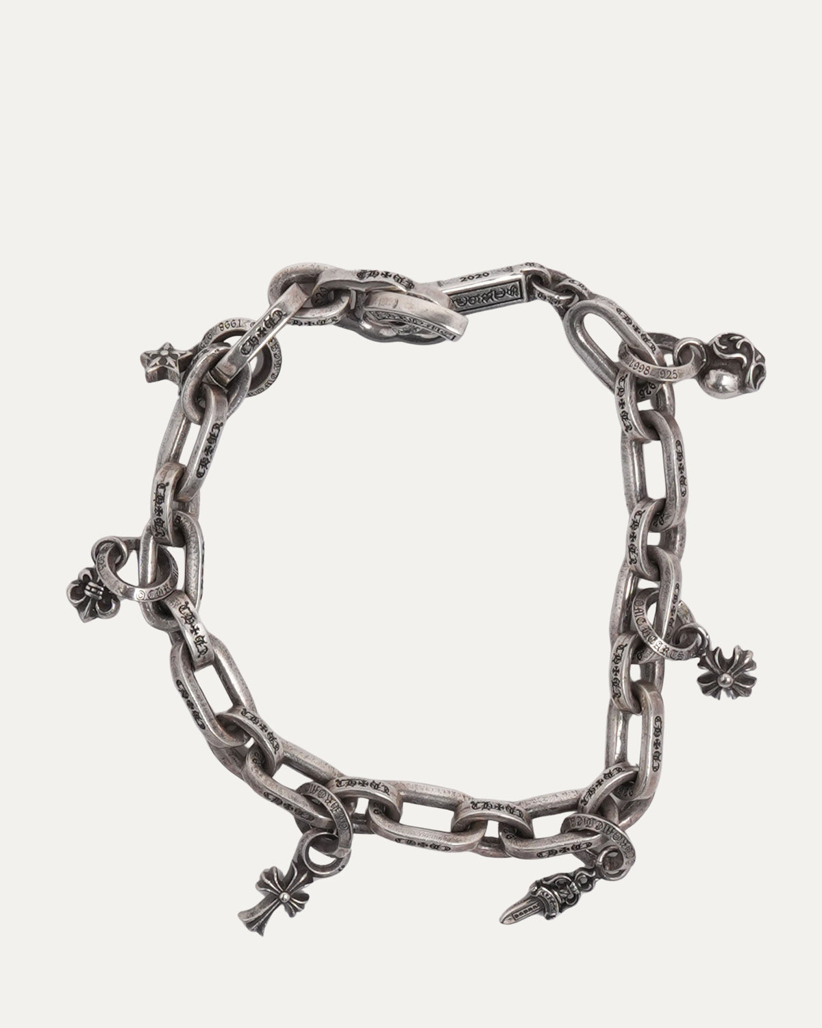 Paper E Charm Bracelet