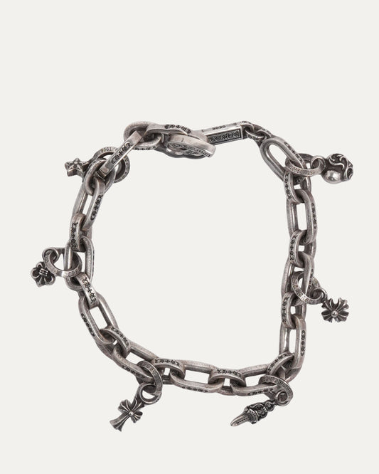 Paper E Charm Bracelet