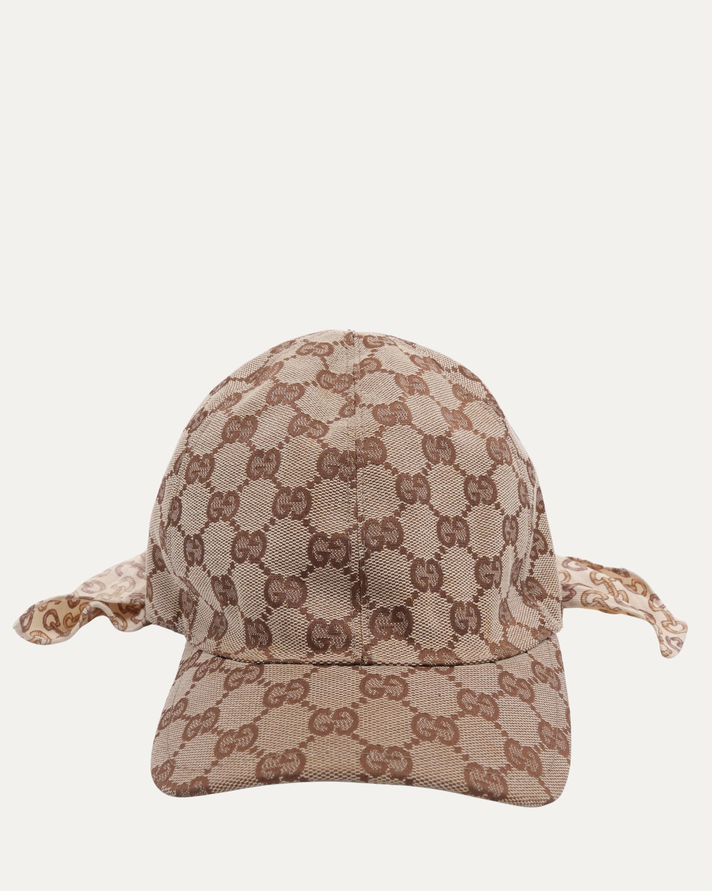 Children's GG Monogram Scarf Tie Hat