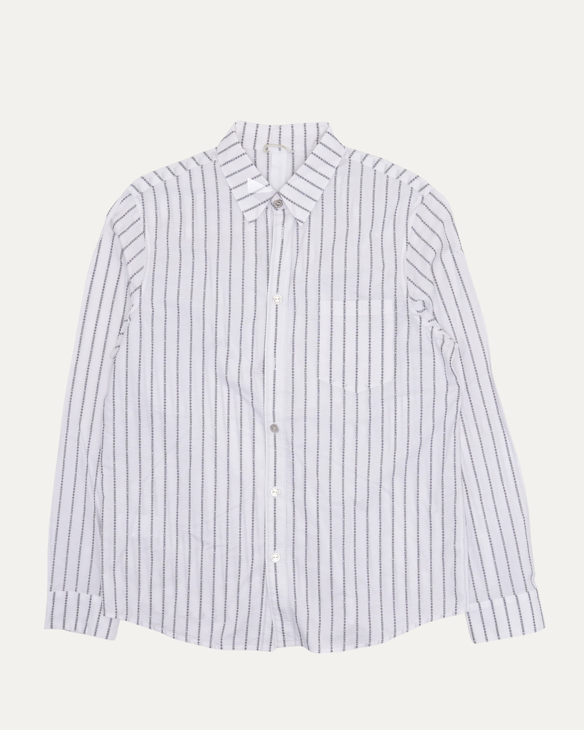 Spellout Pinstripe Shirt