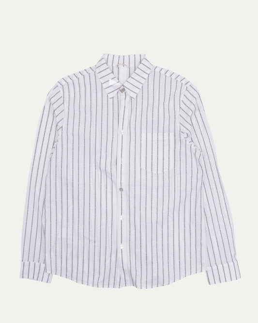 Spellout Pinstripe Shirt