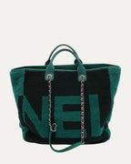 Large Shearling Deauville Shopping Tote