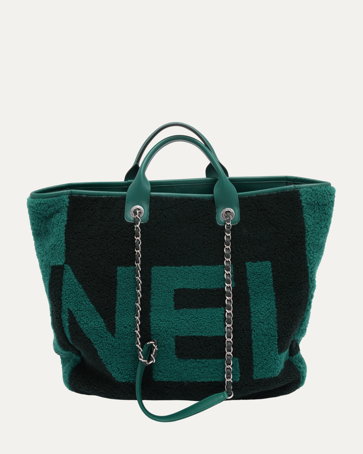 Large Shearling Deauville Shopping Tote