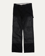 Leather Front Double Knee Pants