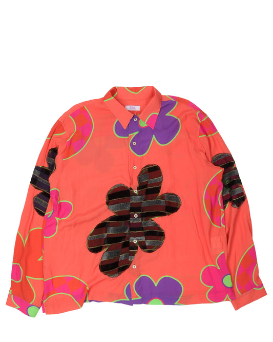 Floral Patchwork Shirt