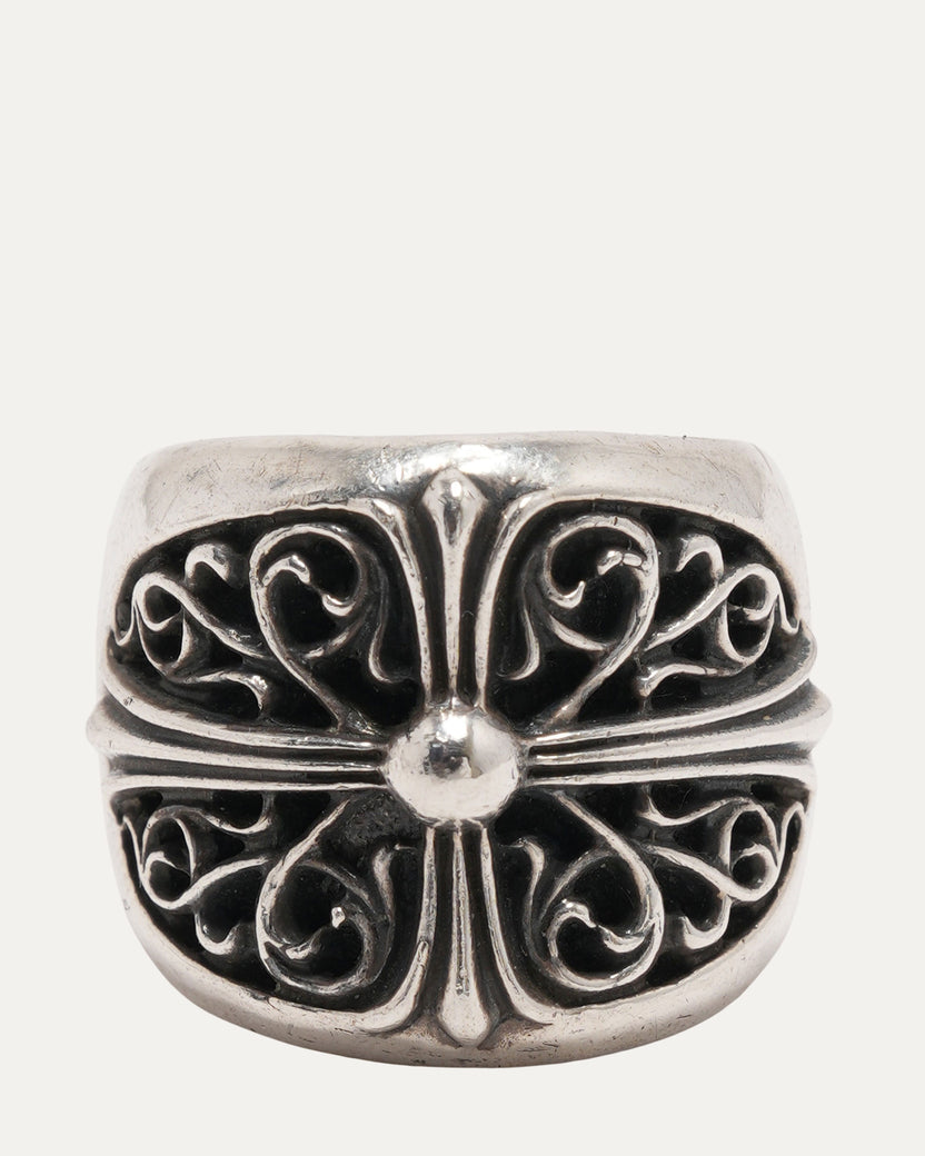 Large Oval Cross Ring