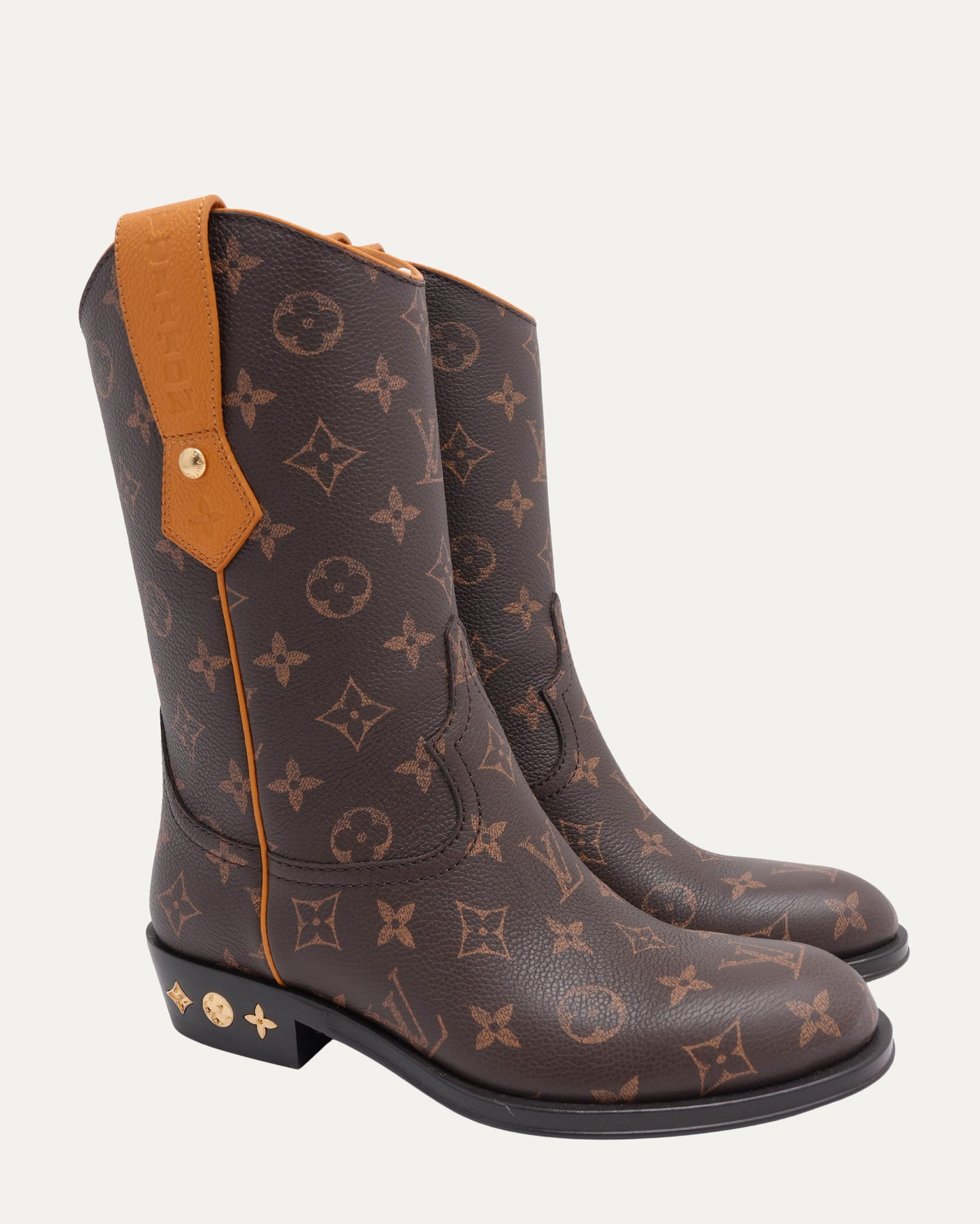 Monogram Cowboy Boots