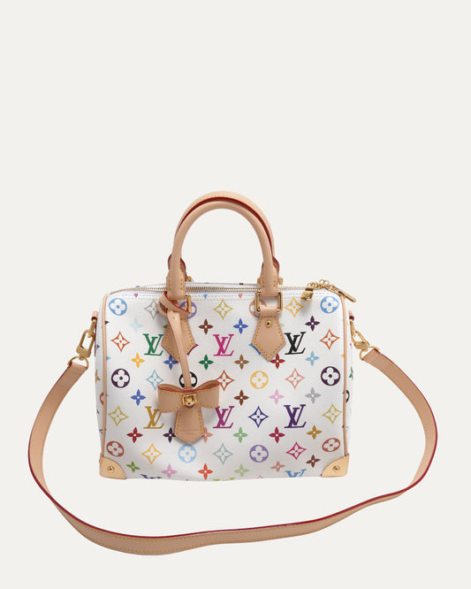 Takashi Murakami Monogram Speedy Bandouliere 25 Bag