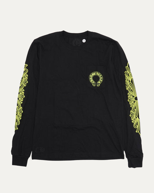 Horseshoe Logo Long Sleeve Pocket T-Shirt