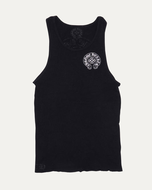 Horseshoe Logo Ribbed Tank Top