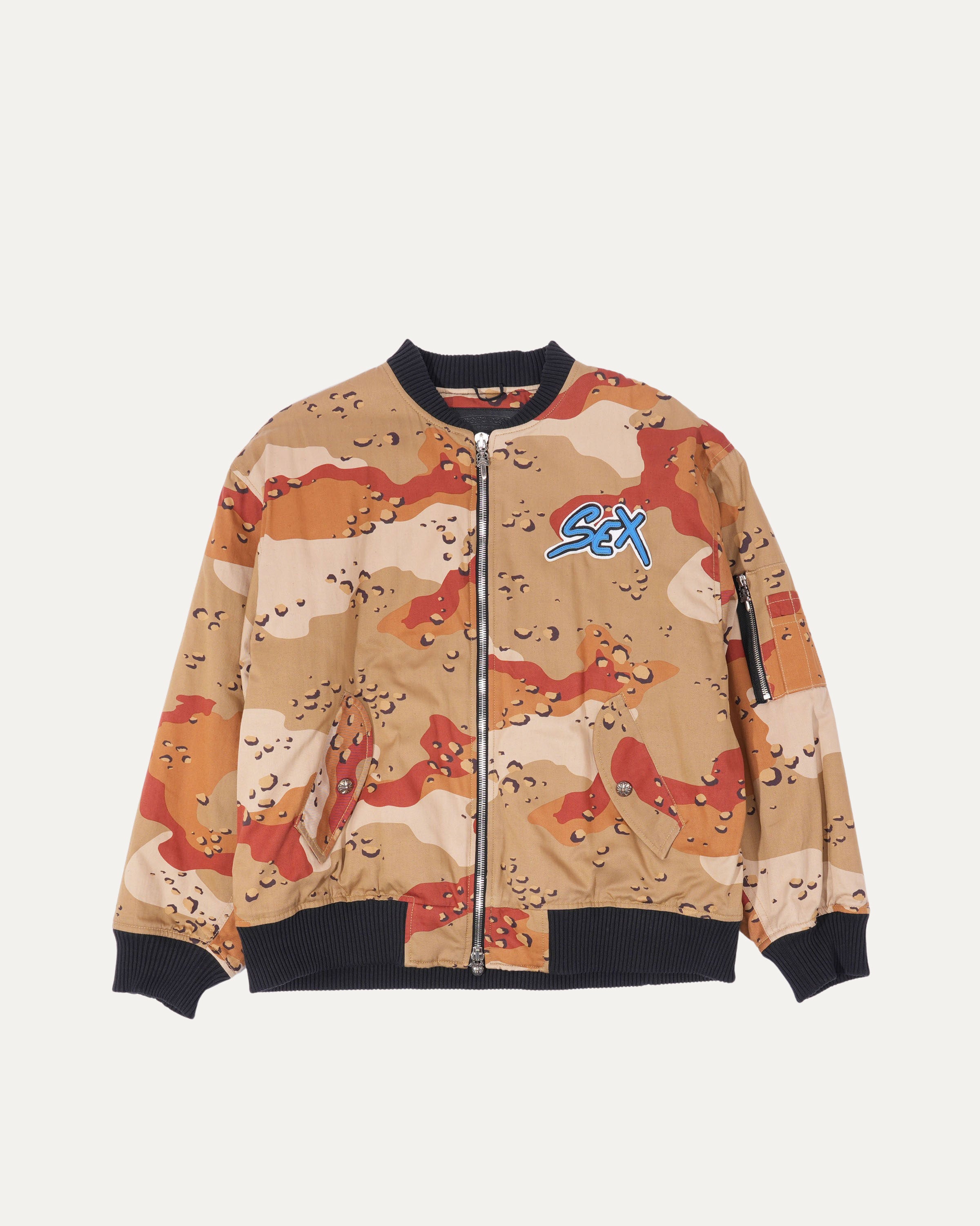 Matty Boy Desert Camouflage Sex Records Bomber Jacket