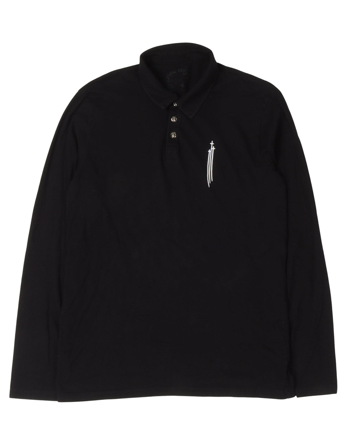 Vintage Long Sleeve Polo Shirt