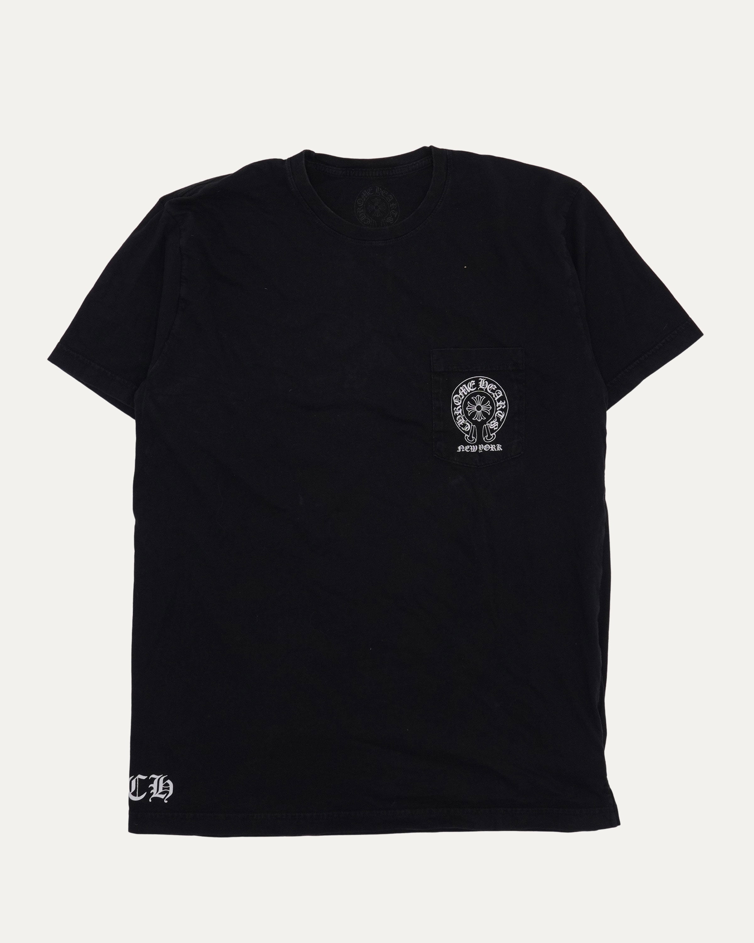 Chrome Hearts New York Horseshoe Logo Pocket T-Shirt – Justin Reed