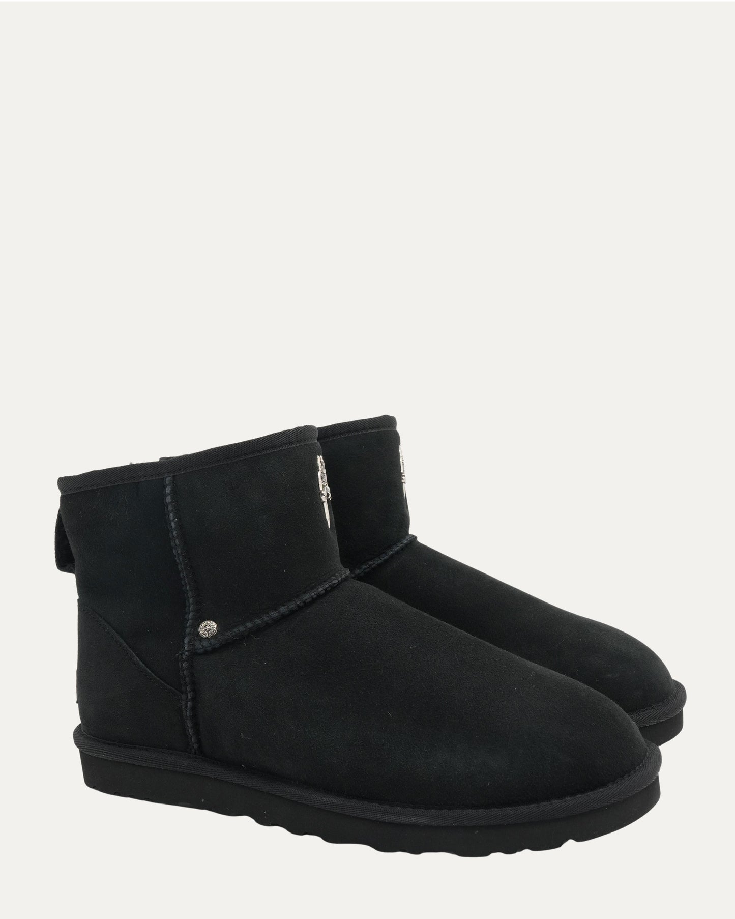 Cross Embellished Ugg Boots