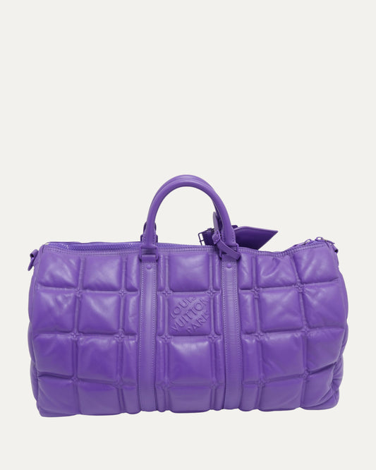 Puffy Damier Keepall Bandouliere 50