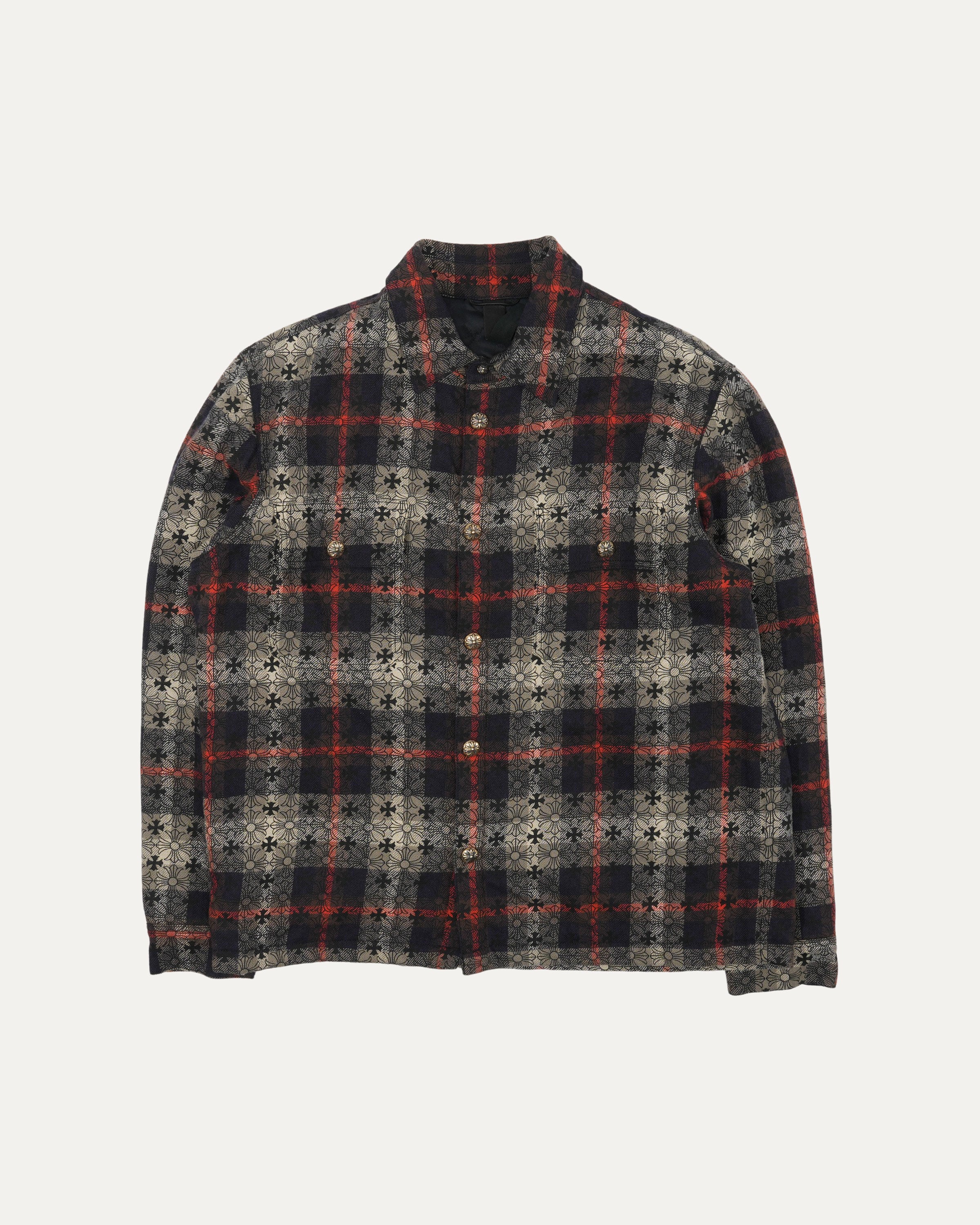 Paded Monogram Work Dog Flannel Jacket