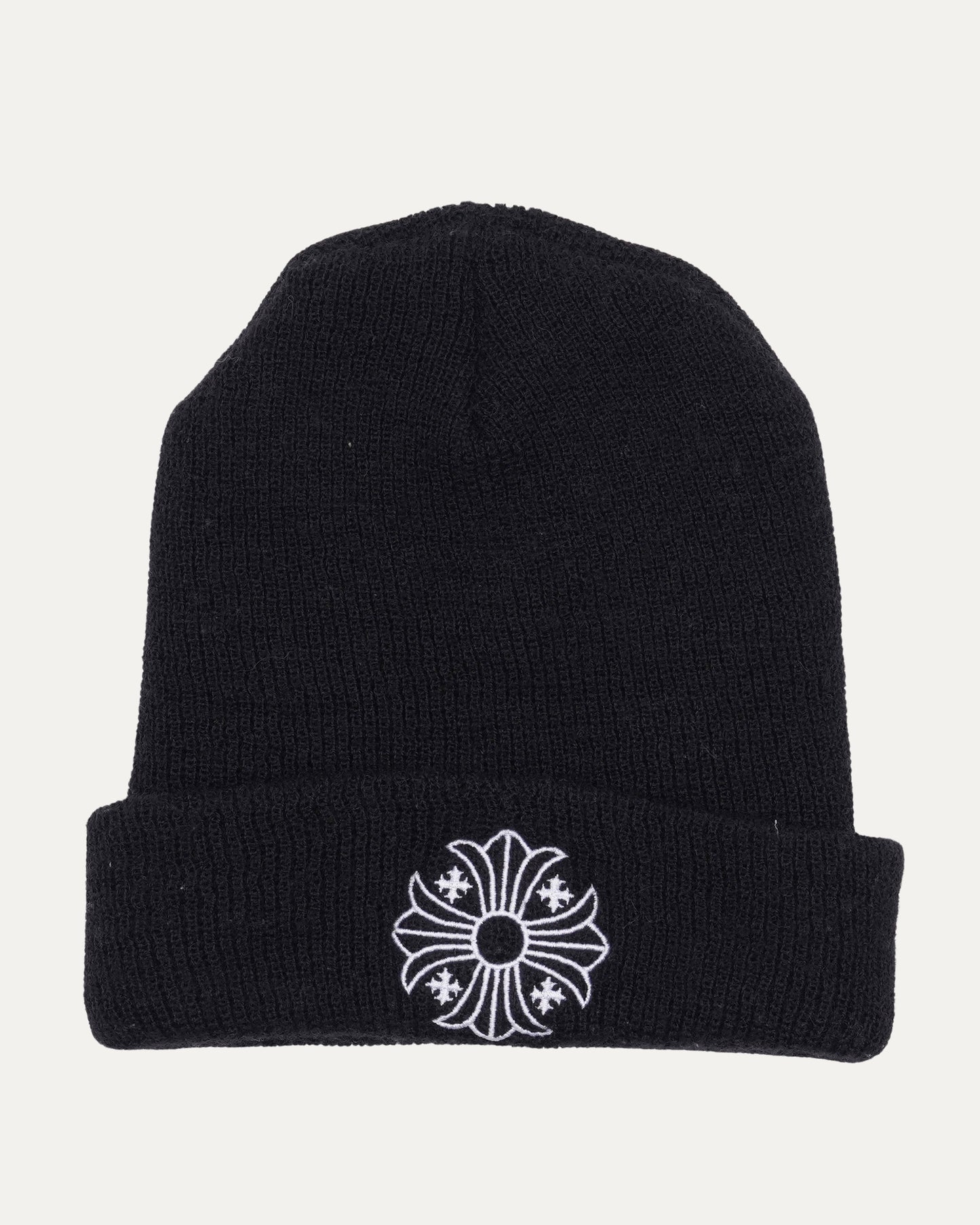 Plus Cross Embroidered Beanie