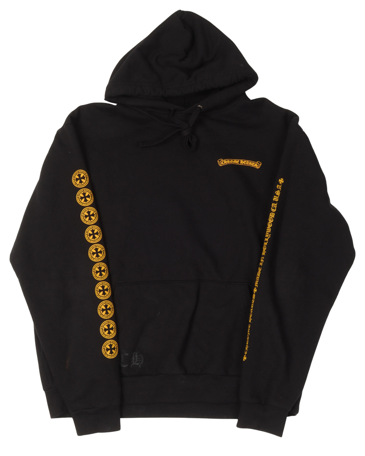 Yellow Plus Cross Hoodie