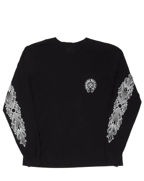 Chrome Hearts Horseshoe Logo Las Vegas Exclusive Long Sleeve Tee