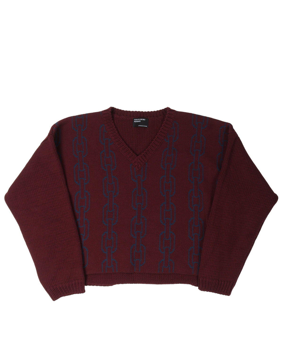 AW22 V-Neck Chain Sweater