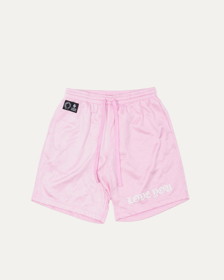 'Love You' Mesh Shorts