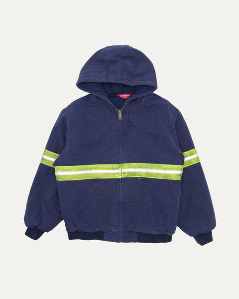 Supreme Reflective Stripe Hooded Work Jacket – Justin Reed