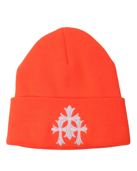 Embroidered Cemetery Cross Beanie