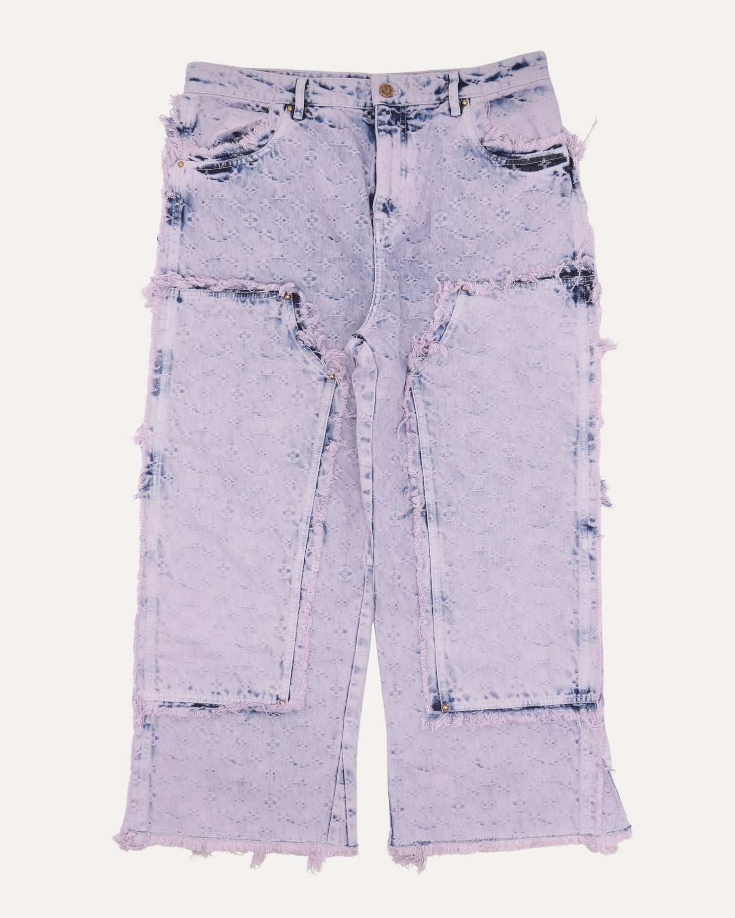 Over-dyed Double Knee Jeans