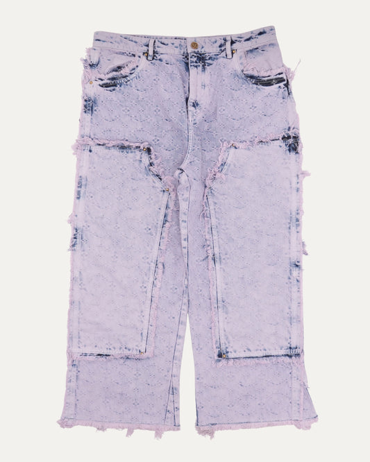 Over-dyed Double Knee Jeans