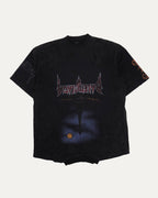 Upside Down Paris Moon Distressed T-Shirt