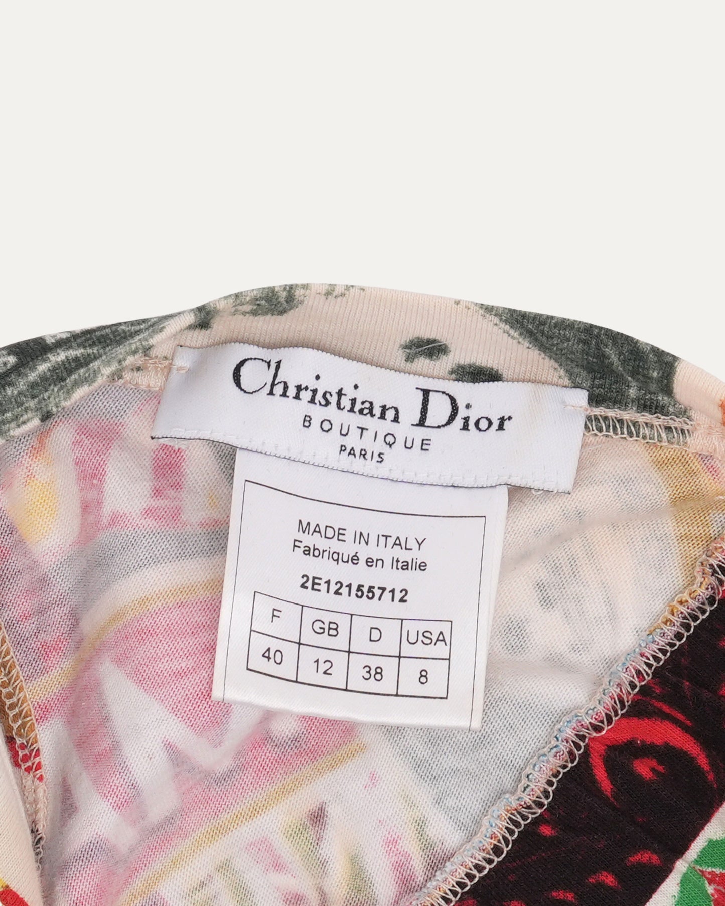 SS 2002 "Cuban Cigar" Print Top
