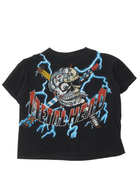 THUNDER サンダー　Tシャツ vintage ロック　バンド　HR /HM Vintage American Thunder Metal Head T-Shirt – Justin Reed