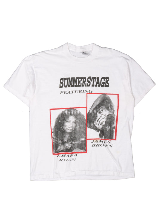 Summer Stage Chaka Khan & James Brown T-Shirt