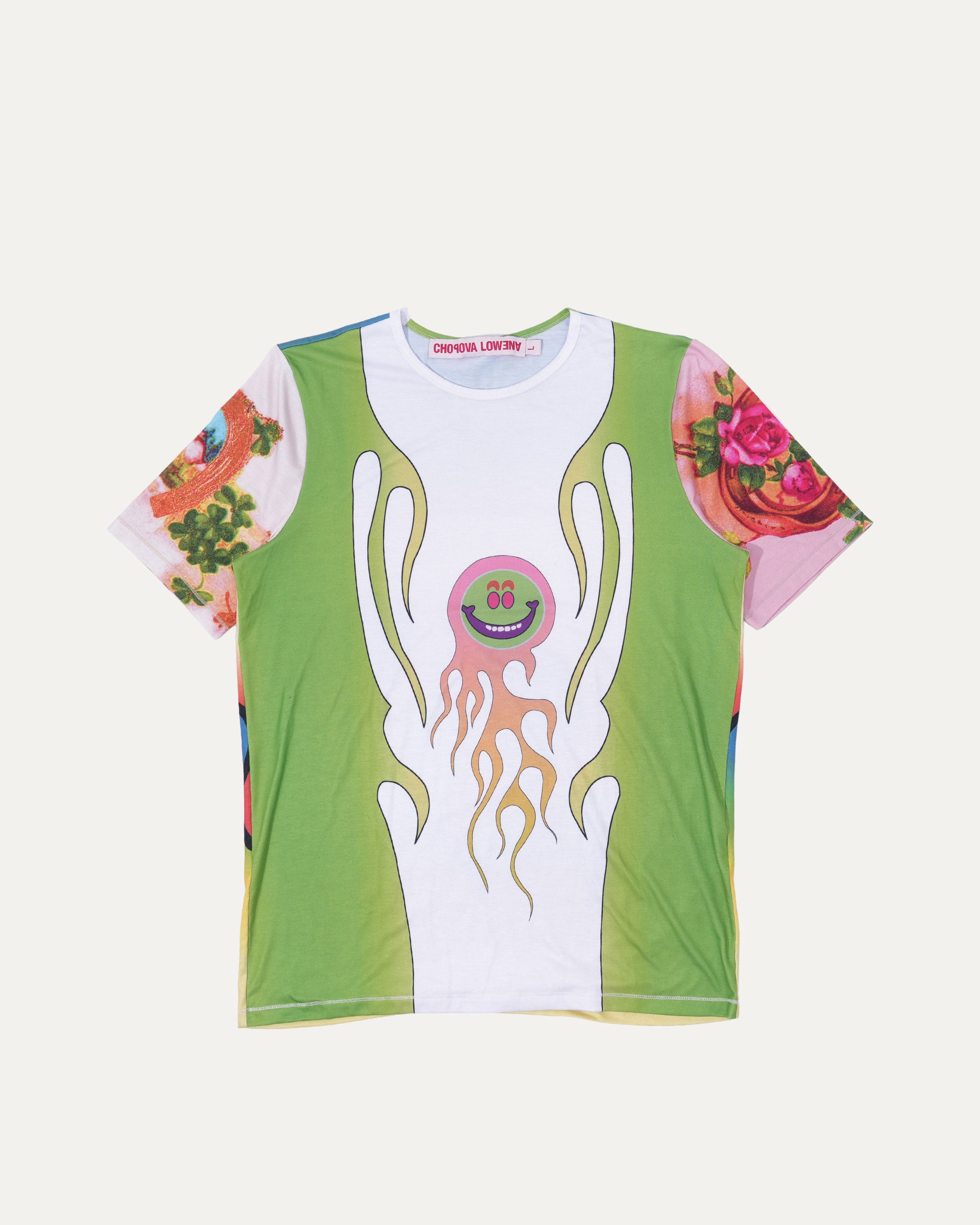 Green Flame Jersey T-Shirt