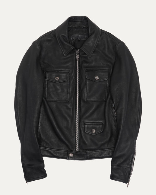 Leather Work Jacket