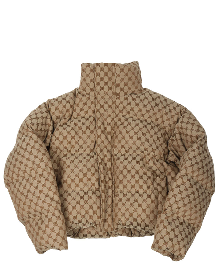Gucci Hacker Monogram Puffer Jacket
