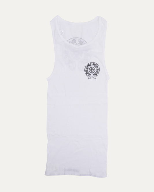 Horseshoe Logo Ribbed Tank Top