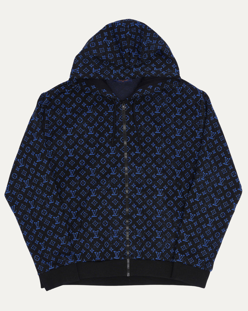 Monogram Zip-Through Hoodie