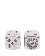 Large Silver Dice Set