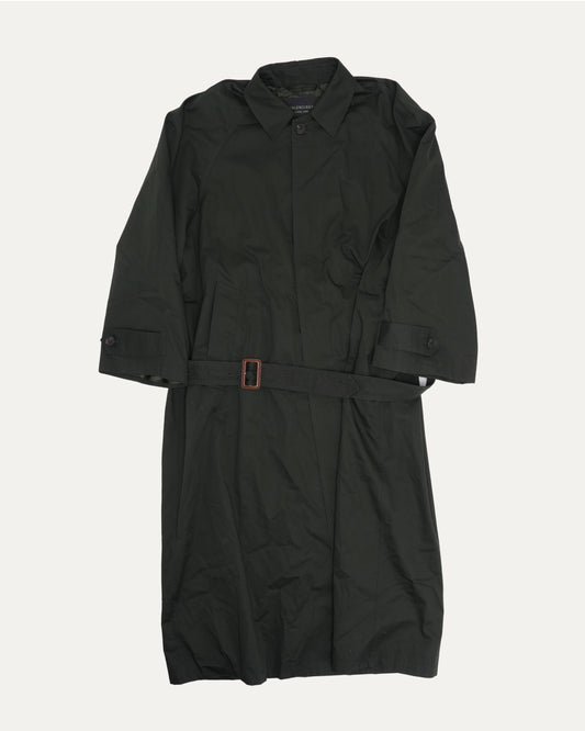 Belted Cotton Car Coat