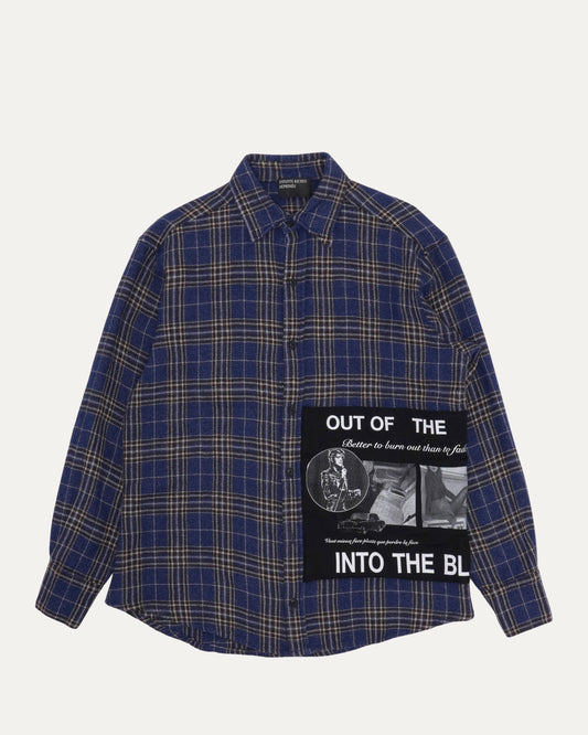 'Into The Black' Flannel Shirt