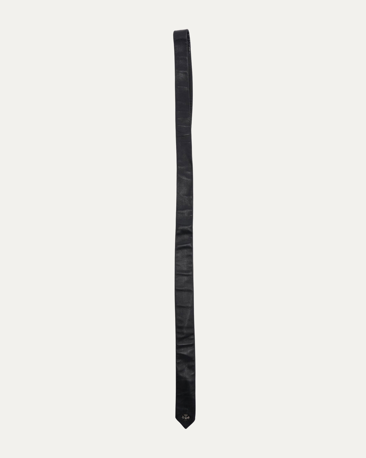 Plus Cross Embellished Leather Tie