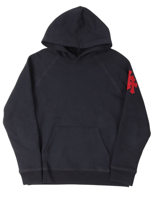 Paper Jam Cemetery Cross Patch Hoodie