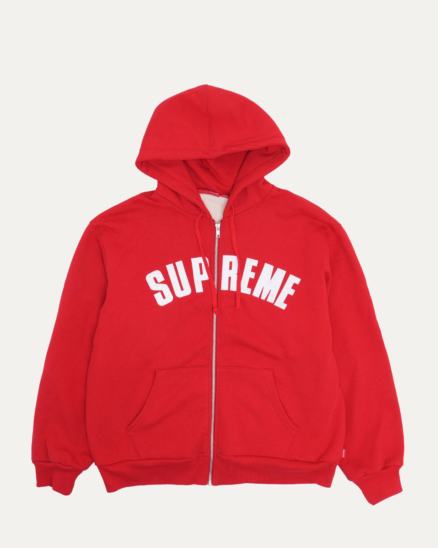 Thermal Lined Arc Zip Up Hoodie