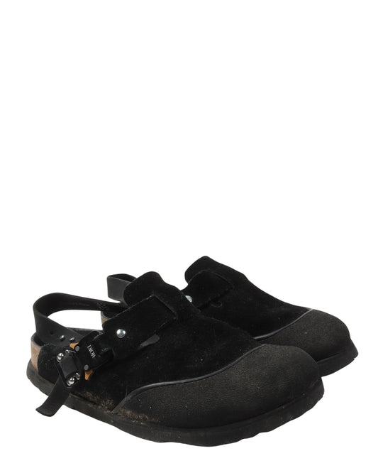 Suede Birkenstock Tokio Mule