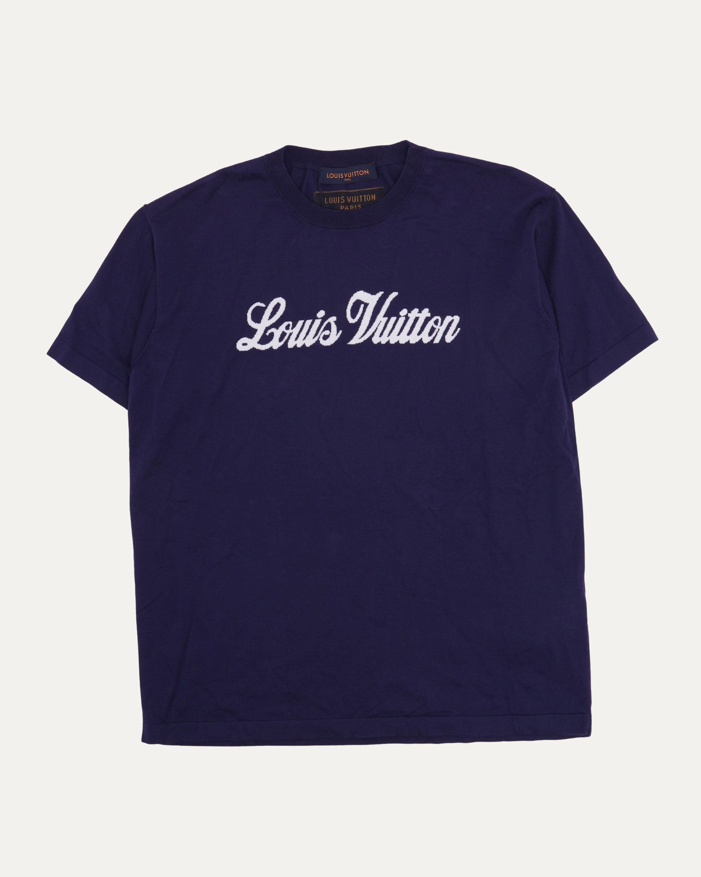 Louis Vuitton Intarsia Knit Logo T-Shirt – Justin Reed