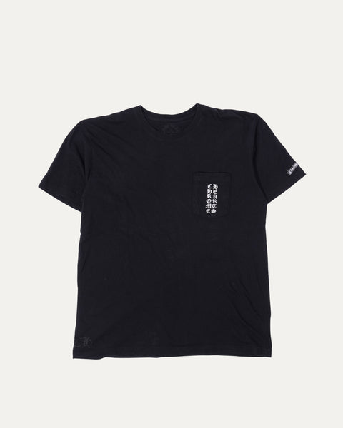 【希少】usa製 CHROME HEARTS t-shirt RS3 18m Buy Chrome Hearts RS3 Cross Pocket Tee Tee 'Black' - 1383