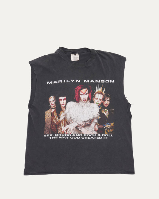 Marilyn Manson Rock is Dead Tour 1999 Cut-Off T-Shirt