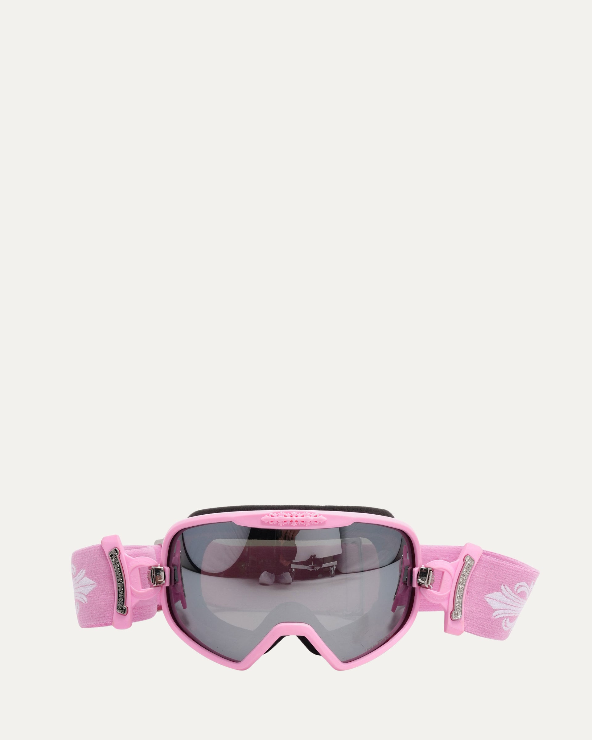 pink ski goggle Chrome Hearts Silver Morning Ski Goggles – Justin Reed