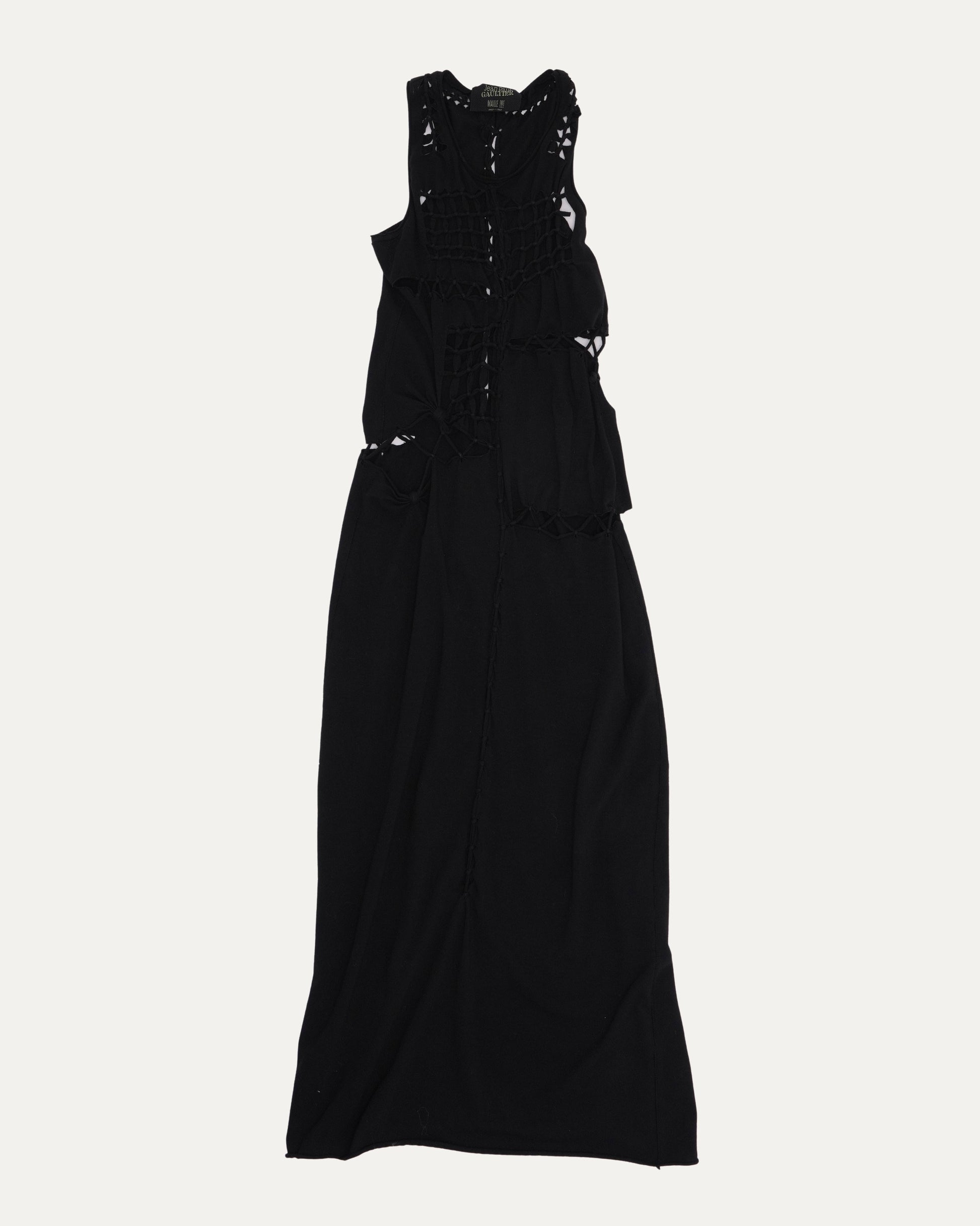 Jean Paul Gaultier Mesh Cutout Dress